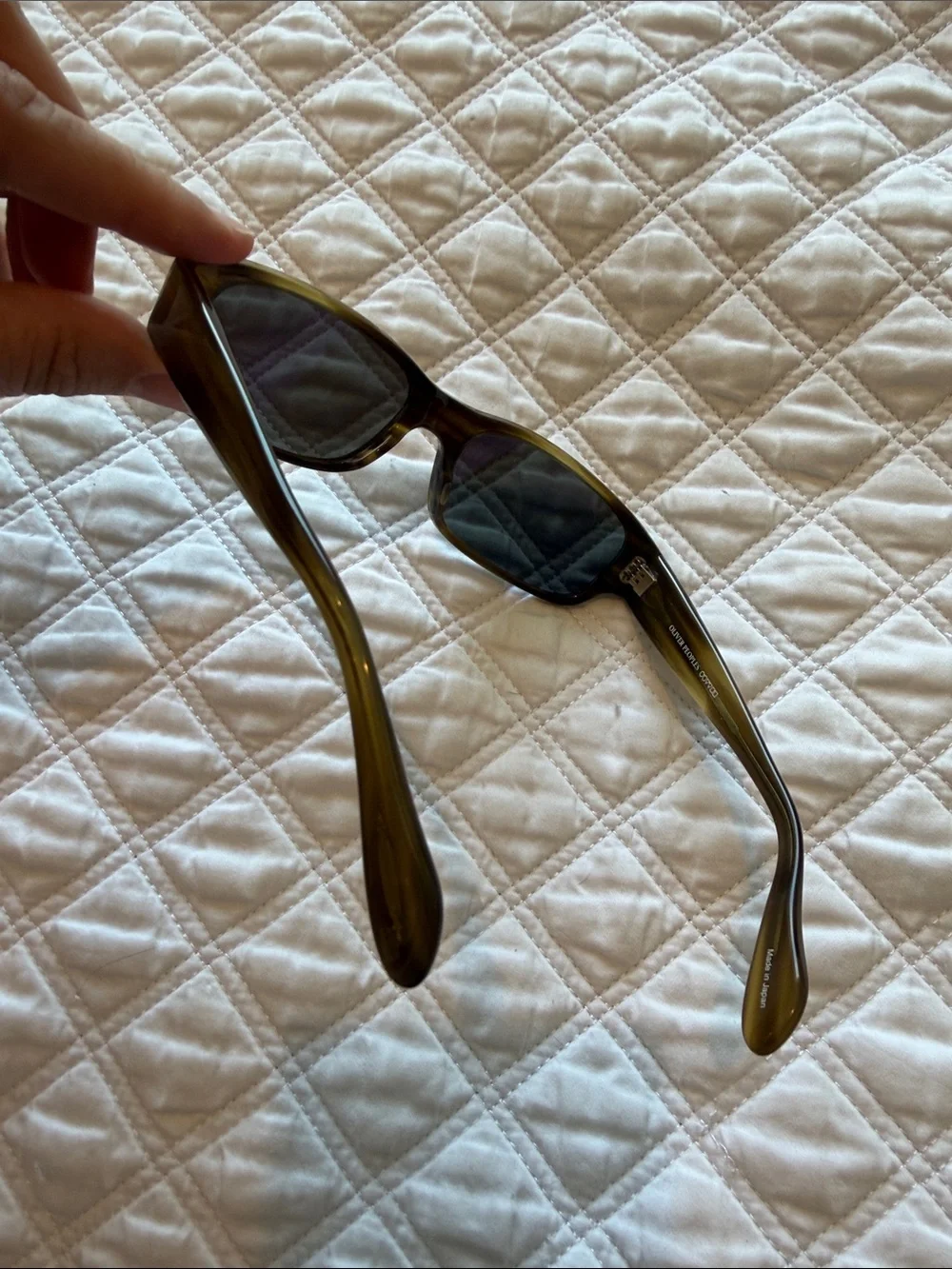 😎 Oliver Peoples green frame polarized sunglasses